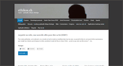 Desktop Screenshot of ethikos.ch